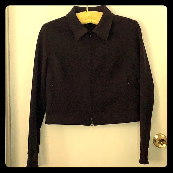 Express 90s Vintage Stretch Black Jacket - Picture 2 of 4